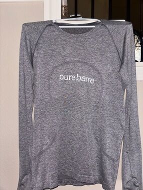 lululemon athletica Pure Barre Long Sleeve Tee - Heather Gray